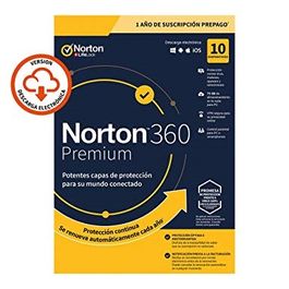Licencias antivirus NORTON 360 PREMIUM 75GB ES 1 USER 10 DEVICE