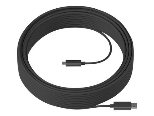 necesidad manzana calificación Logitech Strong Cable 25 metros USB Tipo A (M) a C (M) Meet-Up y Rally Nº  de referencia: 939-001802 - CAMPUSPDI - Tecnologia e innovación para la  formación