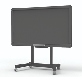 Soporte móvil motorizado  MINI F-65,  para Panel y/o Display interactivo hasta  65 kgs