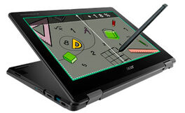 Acer Chromebook Spin R753TN 4Gb DDR4 32Gb eMMC Pantalla táctil 11,6”  Antimicrobial, 360º, Intel® Celeron QuadCore N5100, Dual Acer HD Camera,  Lápiz USI, Military-Grade Durability, Wi-fi 6, Bluetooth® 5.1, 2xUSB-C P/N  NX.AZGEB.003 