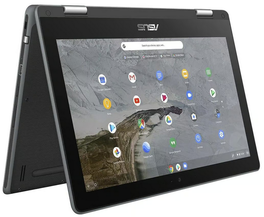 ASUS Chromebook C214 Flip 11.6 X360  Intel N4020  4GB RAM 32GB eMMC Chrome OS WIFI AC Doble cámara
