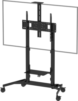 Soporte Vision Móvil MOTORIZADO VFM-F25M para Pantalla Panel Interactivo. Con altura regulable. hasta 80kilos