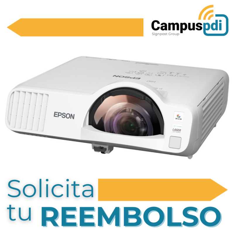 EPSON TE DEVUELVE 200€! Vídeo Proyector LÁSER Epson EB-L210SF Resolución  FULL HD 4000 Lumenes Vida útil 30.000 horas. Corta distancia. Válido hasta  el 30/03/2024 - CAMPUSPDI - Tecnologia e innovación para la formación