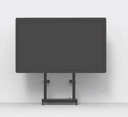 Soporte motorizado fijo suelo/pared  MINI W-100 . Panel y/o Display interactivo. Hasta 100kg.