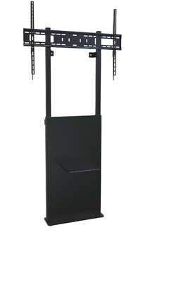 Soporte fijo suelo con fijación a pared para monitores de hasta 86"y peso hasta 90 kg